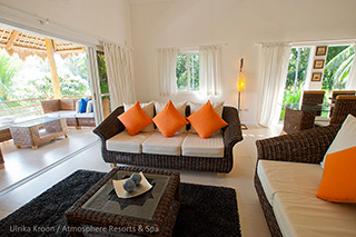 Living area - Penthouses - Atmosphere Resorts & Spa - Philippines Dive Resorts