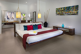 Bedroom - Deluxe Suite Rooms - Atmosphere Resorts & Spa - Philippines Dive Resorts