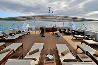 Sun deck - Celebrity Xploration - Galapagos Liveaboards - Dive Discovery Galapagos