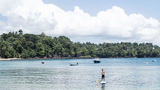 Stand up paddling - Club Santana - São Tomé Dive Resort