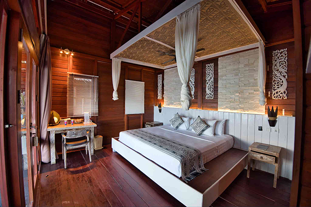 Standard Cottage Interior - Cove Eco Resort - Raja Ampat Dive Resort
