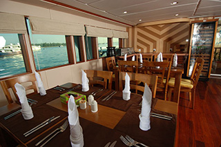 Dining area - MV Emperor Leo - Maldives Liveaboards