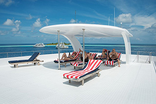 Sun deck - MV Emperor Leo - Maldives Liveaboards