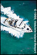 Dive Boat, Vatulele Island Resort