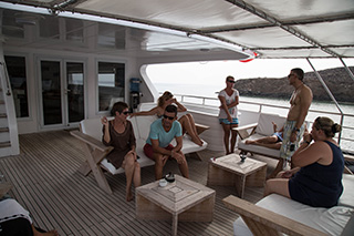 Sun Deck - M/Y Lucy - Djibouti Live Aboard