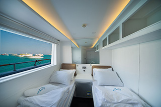 Cabin in Main Deck - M/Y Lucy - Djibouti Live Aboard