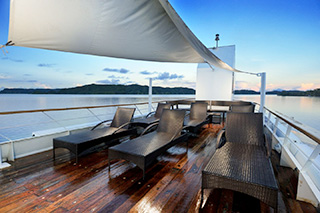 Sun deck - MV Solitude One - Philippines Liveaboard