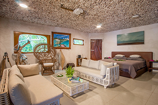 Living area - Teahupoo - Ninamu Resort, Tikehau