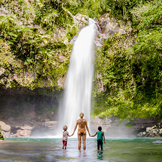 Waterfall visit - Qamea Beach Resort - Fiji Dive Resort