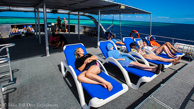 Sun deck - MV Spoilsport - Australia Liveaboard