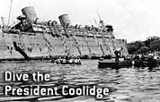 Diving the President Coolidge