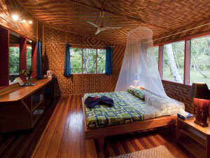 Bedroom - Lissenung Island Resort - PNG Dive Resorts