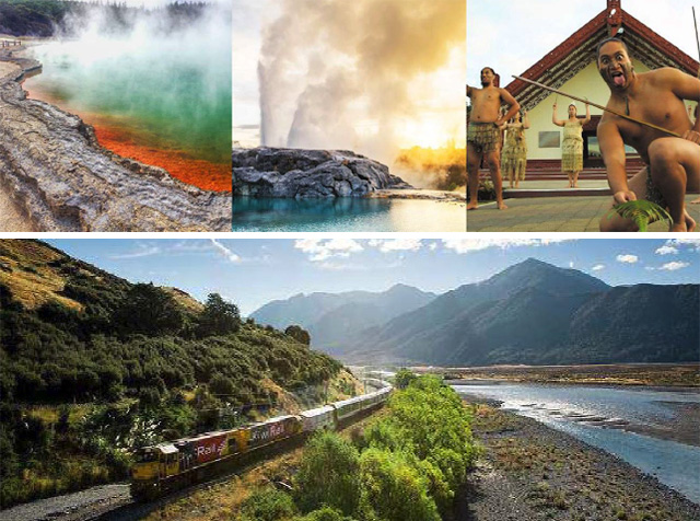 Rotorua and Alpine train journey