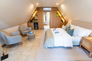 Interior - Beach Bungalow - Alphonse Island - Seychelles Dive Resort