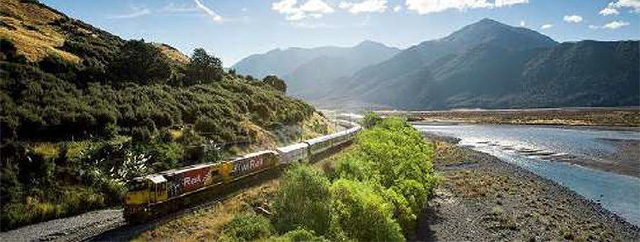 Alpine Train Journey - Greymouth to Christchurch