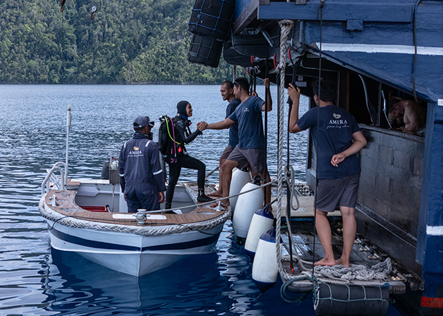 Dingy - MSV Amira - Indonesia Liveaboard