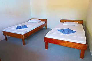 Twin bed - Garden rooms - Atauro Dive Resort - Timor-Leste Dive Resort