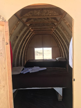 Camp interior - Gray Whale Watching at Laguna Ojo de Liebre, Mexico