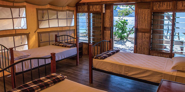 Safari Beach Dorm - Barefoot Kuata Island - Fiji Dive Resorts