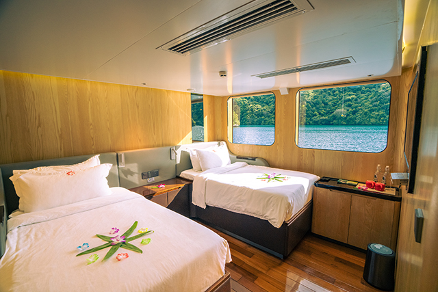 Deluxe Ocean view stateroom - M/Y  Black Pearl Explorer - Micronesia Liveaboard
