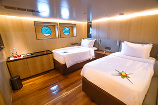 Standard lower deck cabin - M/Y  Black Pearl Explorer - Micronesia Liveaboard