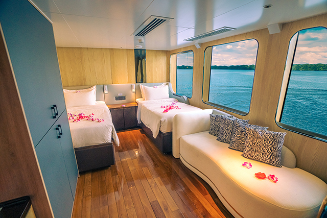 Master Seaview stateroom - M/Y  Black Pearl Explorer - Micronesia Liveaboard