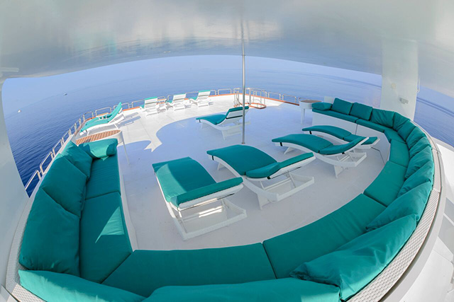 Sun deck - M/V Carpe Novo Explorer - Maldives Liveaboards