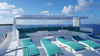 Sun deck - M/V Carpe Novo Explorer - Maldives Liveaboards