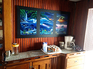 Dining area - MV Chertan - PNG Liveaboards