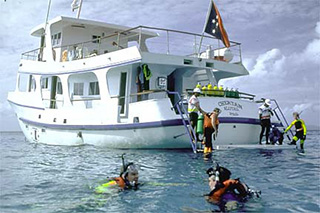 Dive deck - MV Chertan - PNG Liveaboards