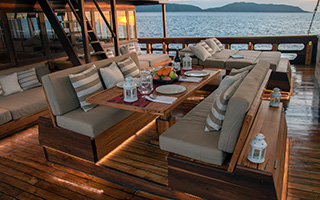 Sun deck - Coralia - Indonesia Liveaboards