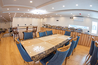 Dining area - MV Emperor Explorer - Maldives Liveaboards