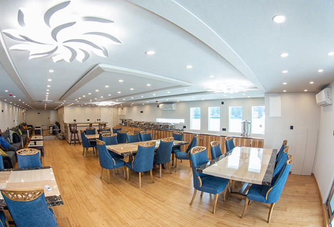 Salon and Dining area - MV Emperor Explorer - Maldives Liveaboards