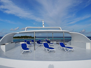 Sun deck - MV Emperor Serenity - Maldives Liveaboards