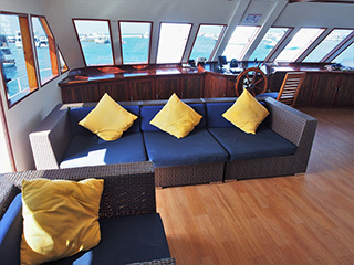 Relaxing sofas - MV Emperor Voyager - Maldives Liveaboards