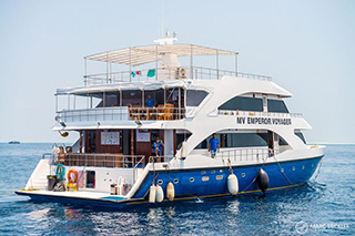 Back of the boat - MV Emperor Voyager - Maldives Liveaboards