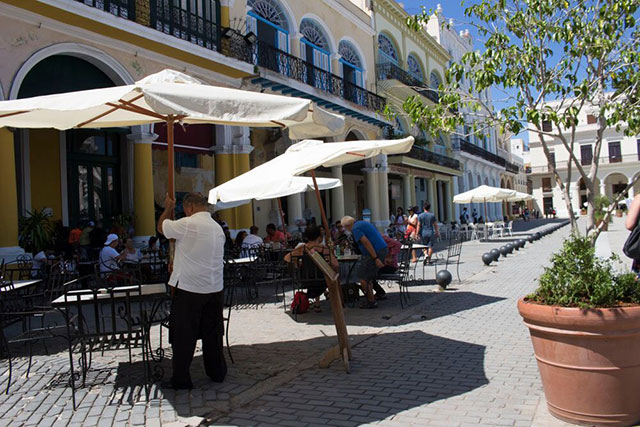 Outdoors Cafe - Havana, Cuba
