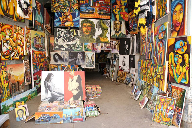 Art shope - Havana, Cuba