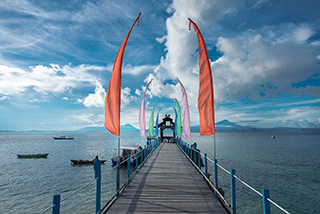 Jetty - Gangga Island Resort and Spa - Indonesia Dive Resort