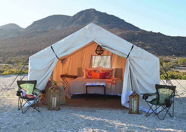 tented camp