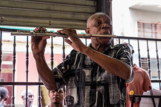 Music scene in Havana