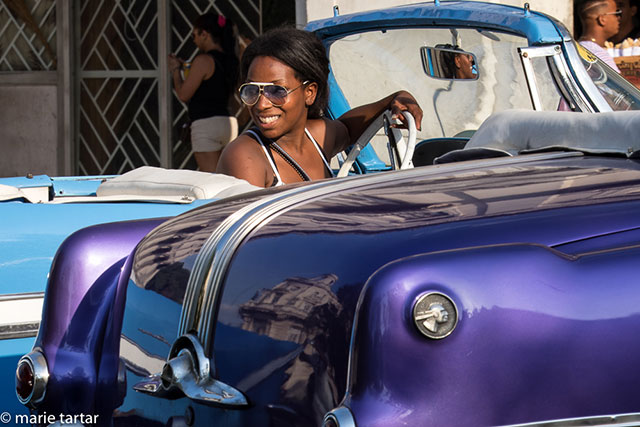 Vintage car in Havana, Cuba