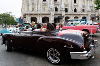 Vintage car in Havana, Cuba