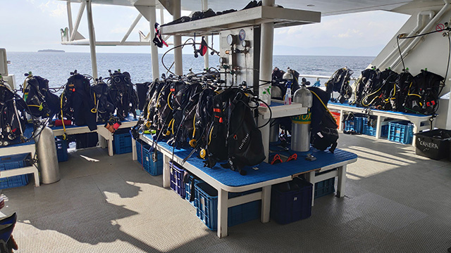 Dive deck - Infiniti - Philippines Liveaboard