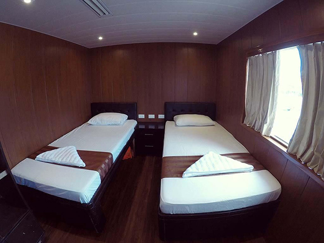 Upper deck deluxe room - Infiniti - Philippines Liveaboard