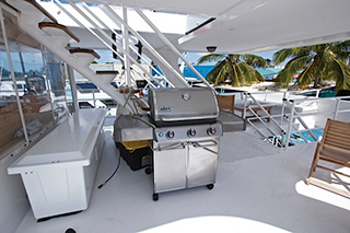 sun deck area - Jardines Avalon Fleet II - Cuba Liveaboard