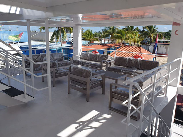 Sun deck - Jardines Avalon IV - Cuba Liveaboard