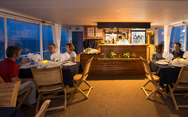 Dining area - Jardines Avalon I - Cuba Liveaboard