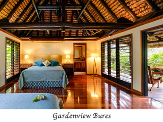 Garden Bures at Jean Michele Cousteau's Fiji Island Resort - Fiji Dive Resorts - Dive Discovery Fiji Islands