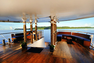 Dive deck - MV Solitude One - Palau Liveaboard